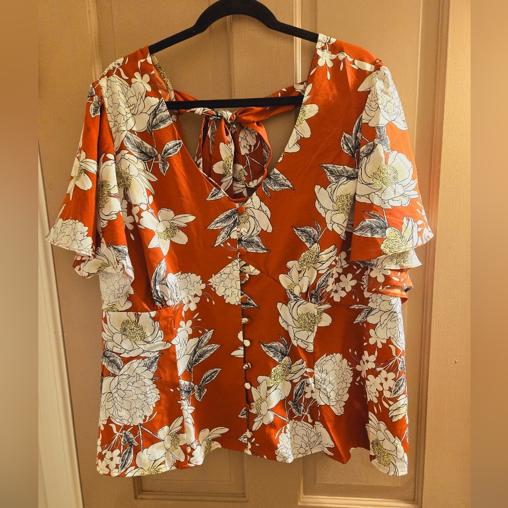 New Unique Vintage size 26w blouse
